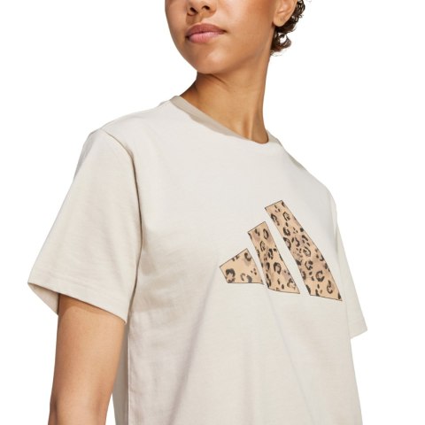 Koszulka damska adidas Animal Graphic beżowa JM4423 Adidas