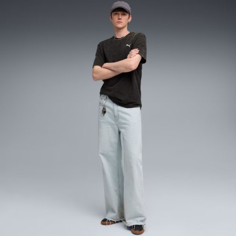Koszulka męska Puma Ess Elevated Relaxed Wash Tee czarna 688048 01 Puma