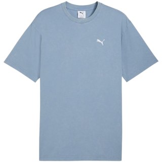 Koszulka męska Puma Ess Elevated Relaxed Wash Tee niebieska 688048 34 Puma