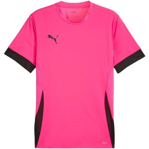Koszulka męska Puma teamGoal Matchday Jersey różowo-czarna 705747 27 Puma