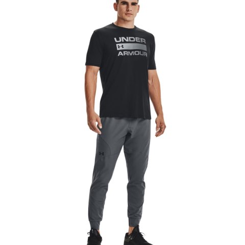 Koszulka męska Under Armour Team Issue Wordmark SS czarna 1329582 001 Under Armour