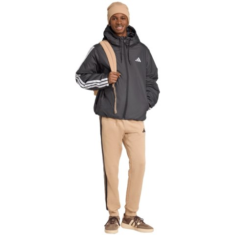 Kurtka męska adidas Essentials Climawarm 3-Stripes Insulated Hooded czarna JM4042 Adidas