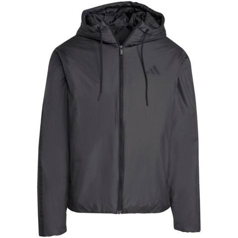 Kurtka męska adidas Essentials Climawarm 3 Stripes Insulated Hooded czarna KB8149 Adidas
