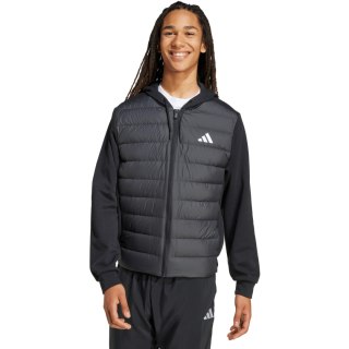Kurtka męska adidas Essentials Climawarm Hybrid Down Hooded czarna KA5251 Adidas