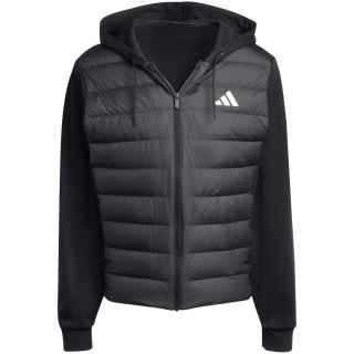 Kurtka męska adidas Essentials Climawarm Hybrid Down Hooded czarna KA5251 Adidas