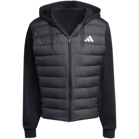 Kurtka męska adidas Essentials Climawarm Hybrid Down Hooded czarna KA5251 Adidas