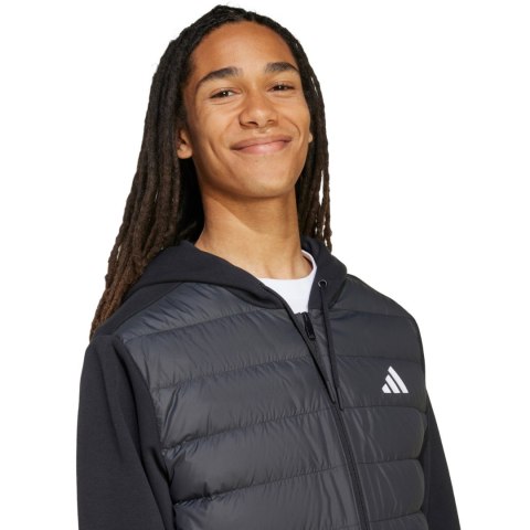 Kurtka męska adidas Essentials Climawarm Hybrid Down Hooded czarna KA5251 Adidas