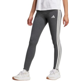 Legginsy damskie adidas Essentials 3-Stripes Cotton szare JZ3299 Adidas