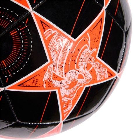 Piłka nożna adidas UCL Club 25/26 League Stage czarno-pomarańczowa JP1538 Adidas teamwear