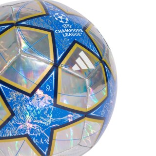 Piłka nożna adidas UCL Training 25/26 League Stage Foil srebrno-niebieska JP1549 Adidas teamwear
