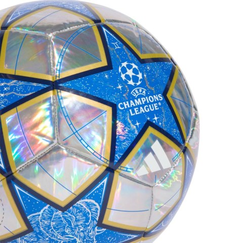 Piłka nożna adidas UCL Training 25/26 League Stage Foil srebrno-niebieska JP1549 Adidas teamwear