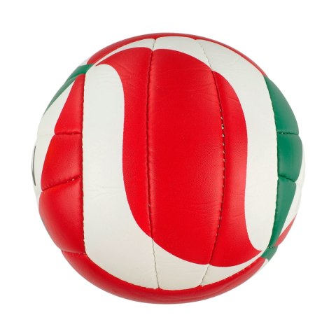 Piłka siatkowa NO10 Smash biało-zielono-czerwona NO10