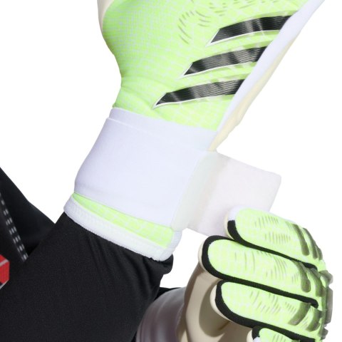 Rękawice bramkarskie adidas Predator Competition limonkowe JN5371 Adidas teamwear