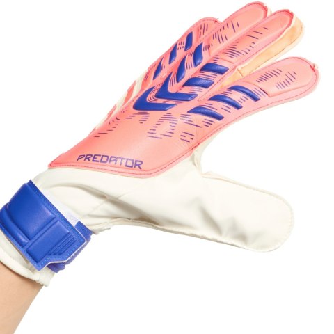 Rękawice bramkarskie adidas Predator Glove Training biało-pomarańczowe JN5355 Adidas teamwear