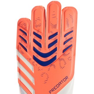 Rękawice bramkarskie dla dzieci adidas Predator Glove Training biało-pomarańczowe JN5361 Adidas teamwear