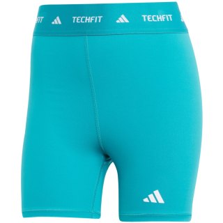 Spodenki damskie adidas Techfit turkusowe JW7561 Adidas