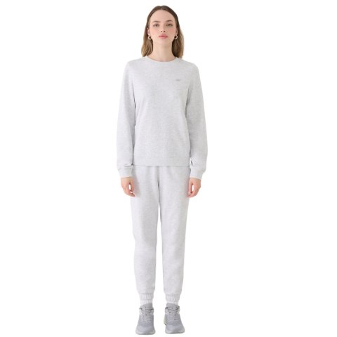 Spodnie damskie 4F CAS F1138 chłodny jasny szary melanż 4FWMM00TTROF1138 27M 4F