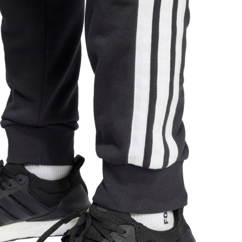 Spodnie męskie adidas Essential 3-Stripes French Terry czarne JD1881 Adidas