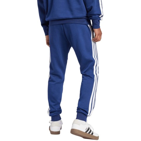 Spodnie męskie adidas Essentials 3-Stripes Fleece niebieskie JD1859 Adidas