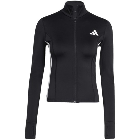 Bluza damska adidas Workout Essentials 3-Stripes Zip Through czarna KB7843 Adidas