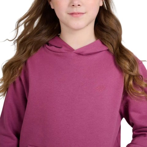Bluza dla dziewczynki 4F F1953 ciemny fiolet 4FJWAW25TSWSF1953 50S 4F