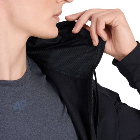 Bluza męska 4F FNK M654 głęboka czerń 4FWMM00TFSWM654 20S 4F