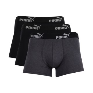 Bokserki męskie Puma 3-pack szare, czarne, 100003547 3730/002 020 Puma