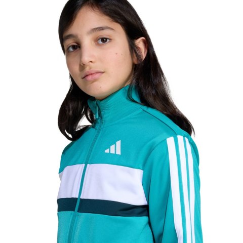 Dres dla dzieci adidas Seasonal Essentials Tiberio 3-Stripes Tricot miętowy JN2245 Adidas