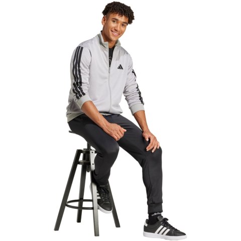 Dres męski adidas Sportswear Basic 3-Stripes French Terry Tracksuit JI8876 Adidas