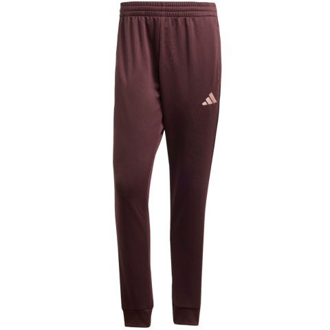 Dres męski adidas Sportswear Basic 3-Stripes French Terry brązowy JI8872 Adidas