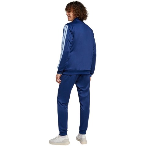 Dres męski adidas Sportswear Basic 3-Stripes French Terry niebieski JI8873 Adidas