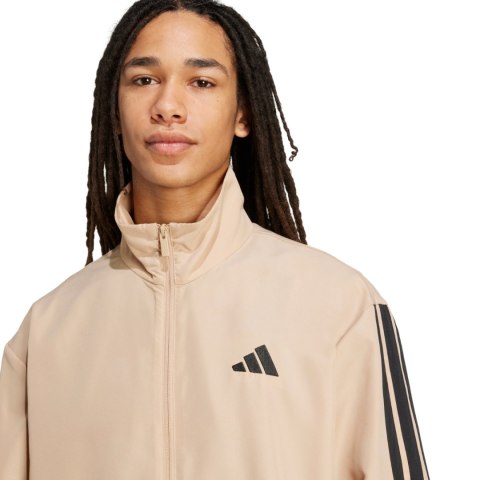 Dres męski adidas Sportswear Basic 3-Stripes Woven beżowy JX3149 Adidas