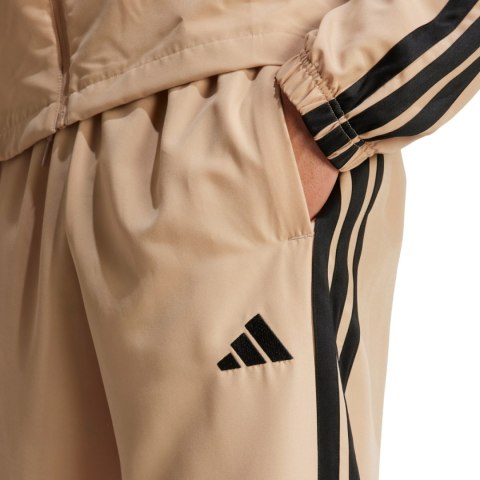 Dres męski adidas Sportswear Basic 3-Stripes Woven beżowy JX3149 Adidas