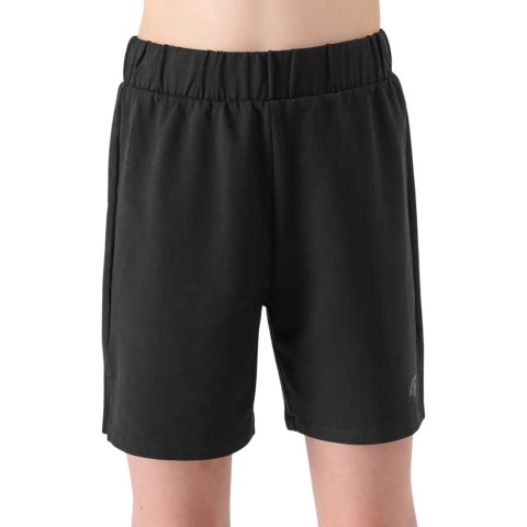 Komplet dla chłopca 4F koszulka, spodenki, worek M085 głęboka czerń 4FJWAW25TAPSM085 20S 4F