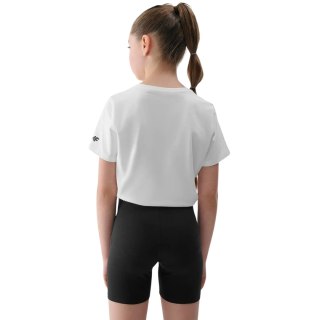 Komplet dla dziewczynki 4F koszulka, spodenki, worek F082 głęboka czerń 4FJWAW25TAPSF082 20S 4F