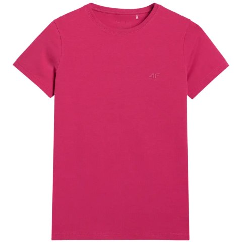 Koszulka damska 4F F2439 ciemny róż 4FWAW25TTSHF2439 53S 4F