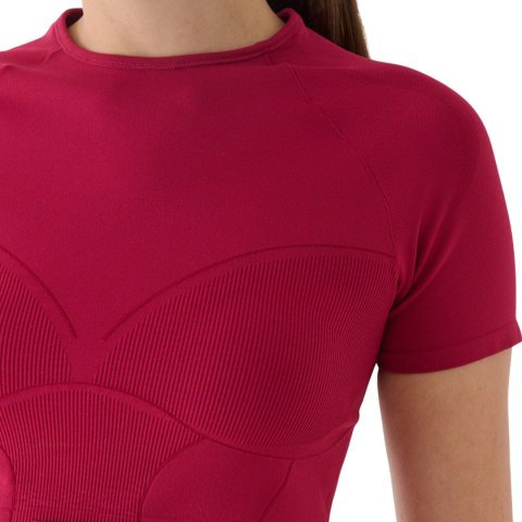 Koszulka damska 4F FNK F1737 burgund 4FRAW24TFTSF1737 60S 4F