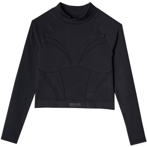 Koszulka damska 4F Longsleeve FNK F483 głęboka czerń 4FRAW24TFLOF483 20S 4F