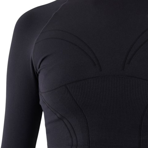 Koszulka damska 4F Longsleeve FNK F483 głęboka czerń 4FRAW24TFLOF483 20S 4F
