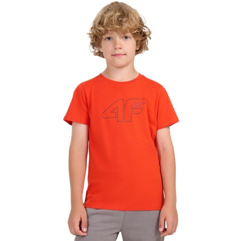 Koszulka dla chłopca 4F M2417 czerwona 4FJWAW25TTSHM2417 62S 4F
