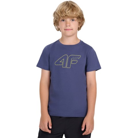 Koszulka dla chłopca 4F M2417 granatowa 4FJWAW25TTSHM2417 31S 4F