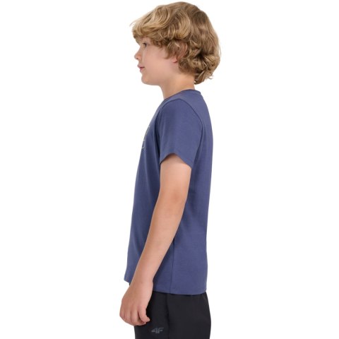 Koszulka dla chłopca 4F M2417 granatowa 4FJWAW25TTSHM2417 31S 4F