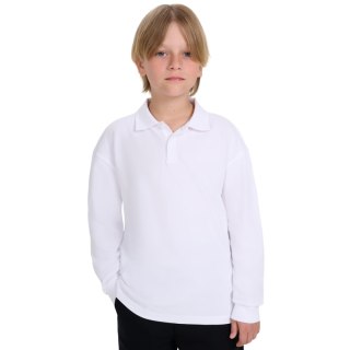 Koszulka dla chłopca longsleeve 4F M483 biała 4FJWAW25TLONM483 10S 4F