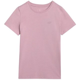 Koszulka dla dziewczynki 4F F2397 jasny róż 4FJWAW25TTSHF2397 56S 4F