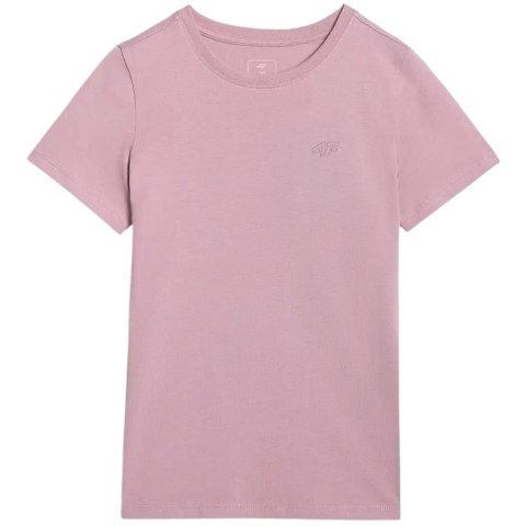 Koszulka dla dziewczynki 4F F2397 jasny róż 4FJWAW25TTSHF2397 56S 4F