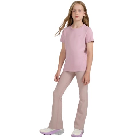 Koszulka dla dziewczynki 4F F2397 jasny róż 4FJWAW25TTSHF2397 56S 4F