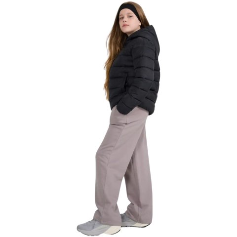 Kurtka pikowana dla dzieci 4F U0704 głęboka czerń 4FJWAW25TDJAU0704 20S 4F