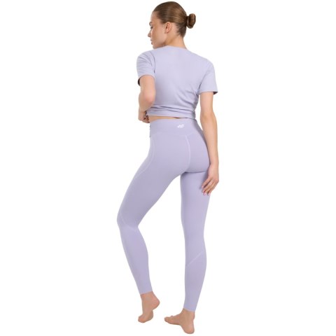 Legginsy damskie 4F FNK F369 jasny fiolet 4FWAW25TFTIF369 34S 4F