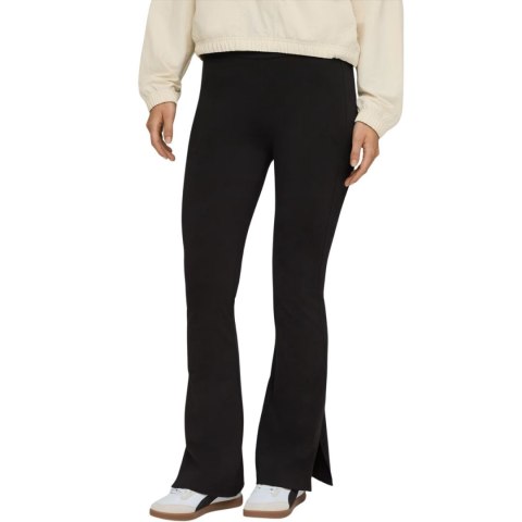 Legginsy damskie Puma Ess High-Waist Flared czarne 688156 01 Puma