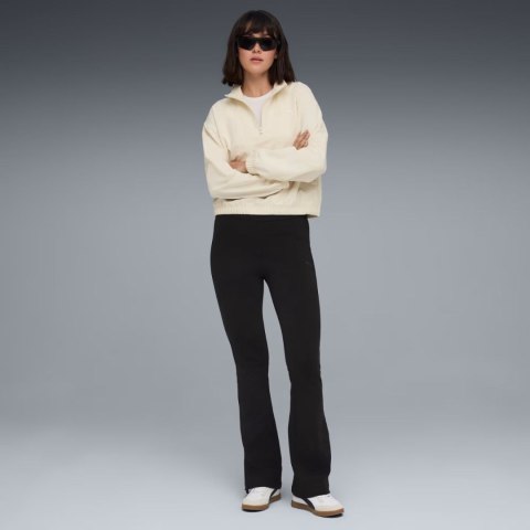 Legginsy damskie Puma Ess High-Waist Flared czarne 688156 01 Puma